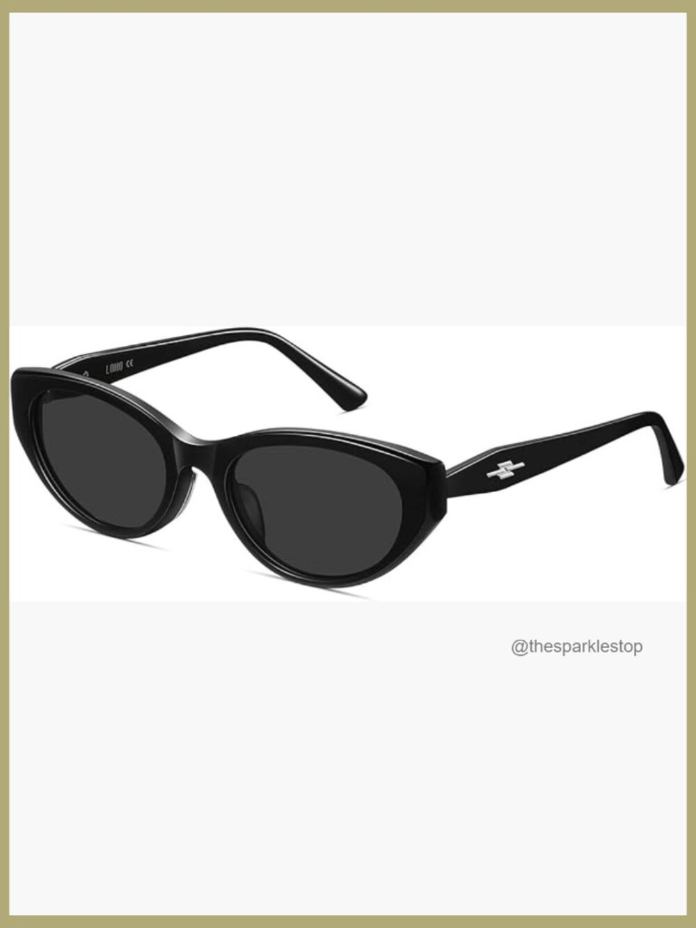 Acetate Cat Eye Sunglasses with Nylon Lenses UV400 Protection